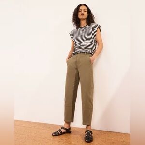 Everlane Utility Barrel Pant Olive